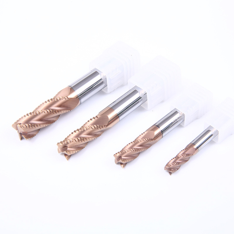 HRC55 Stainless Steel Aluminum Carbide Roughing End Mills